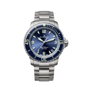 Fifty Fathoms Automatique Titanium 42mm - Blue on Bracelet