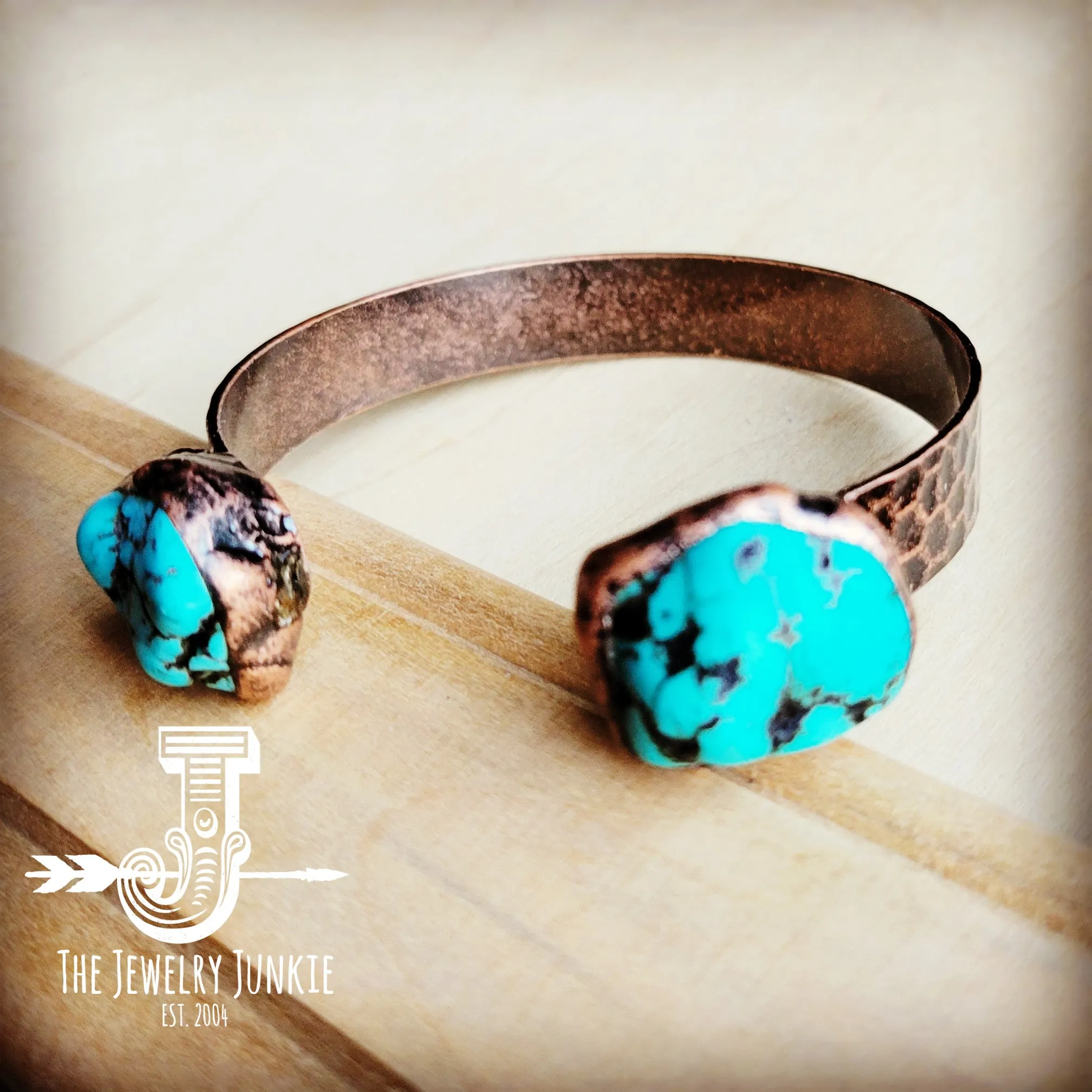 Genuine Natural Turquoise Cuff Bangle Bracelet 806t