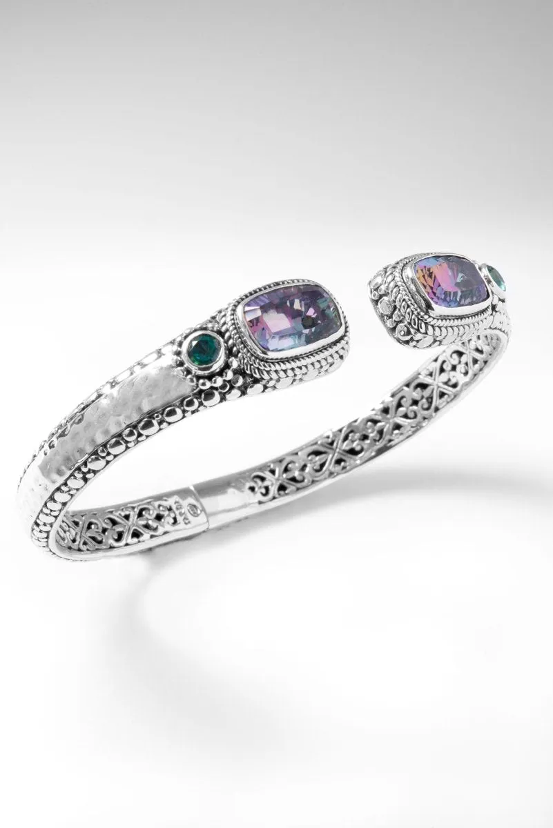 Glorious Day Tip-to-Tip Bracelet™ in Dragon Wings Mystic Quartz