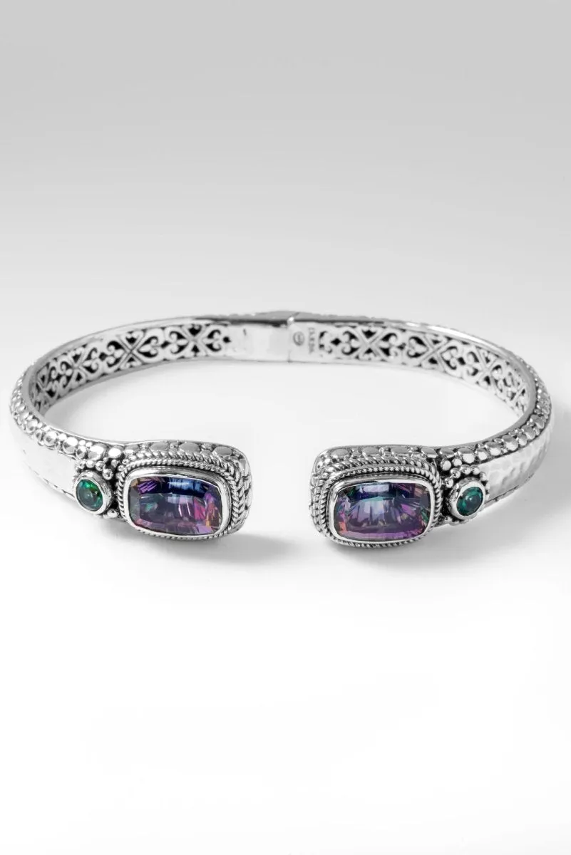 Glorious Day Tip-to-Tip Bracelet™ in Dragon Wings Mystic Quartz