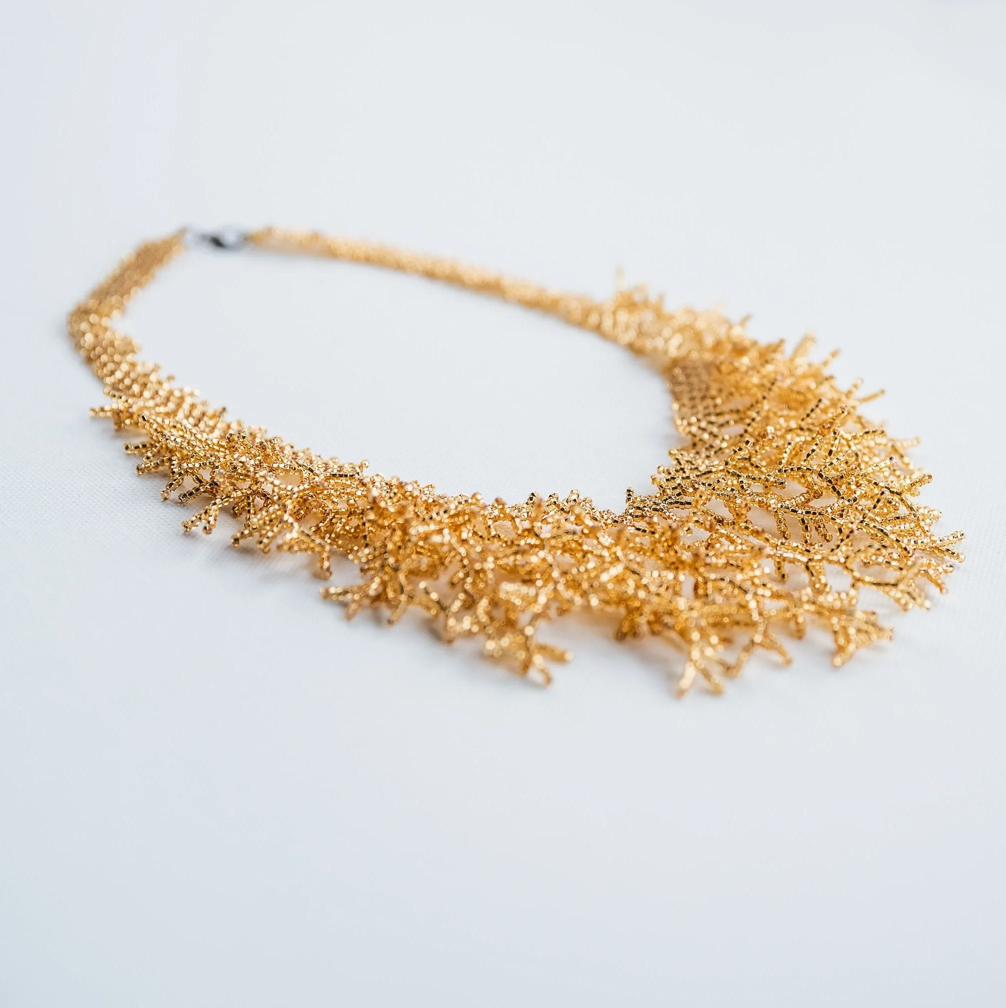 Gold Coral Necklace