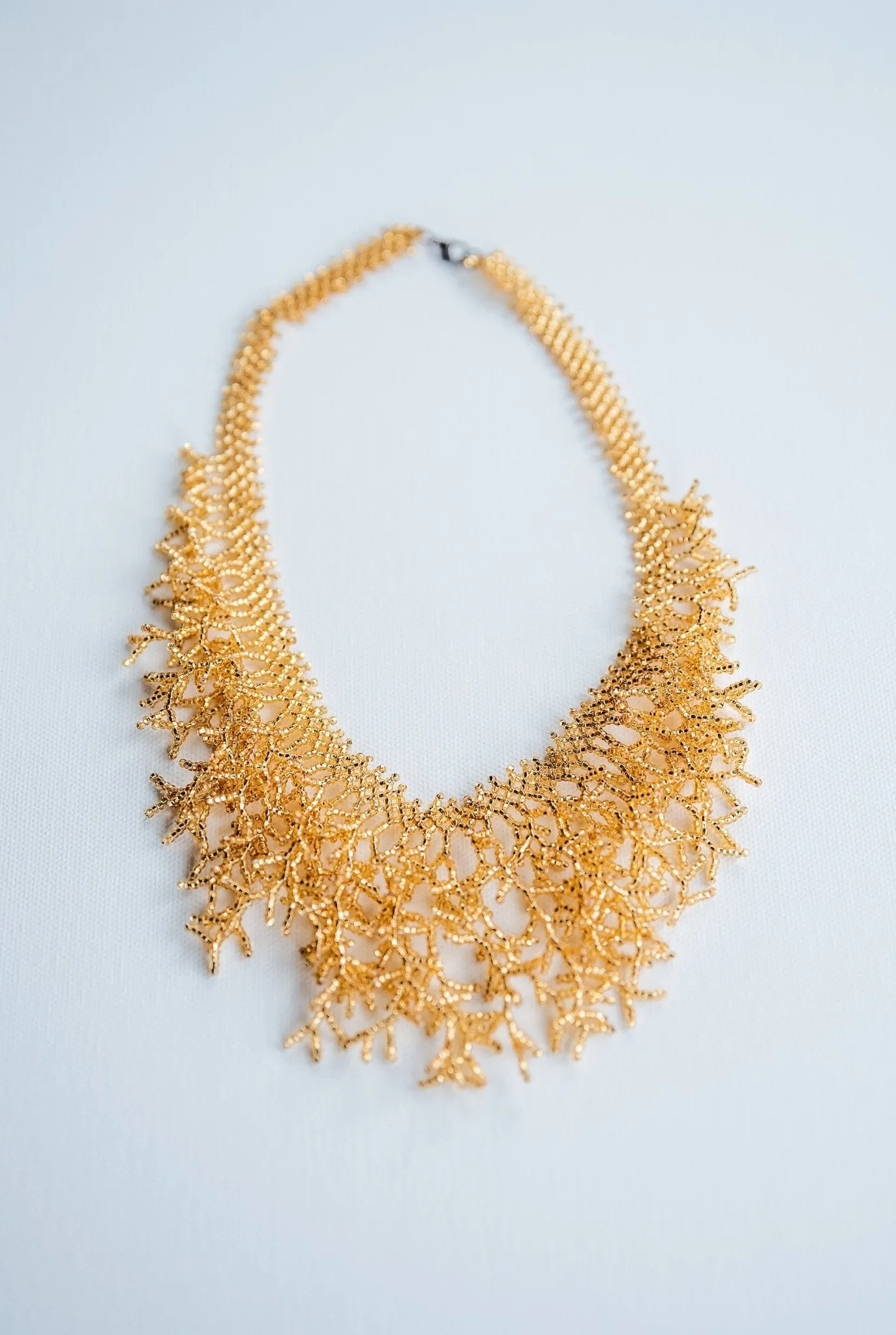 Gold Coral Necklace