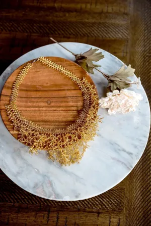 Gold Coral Necklace