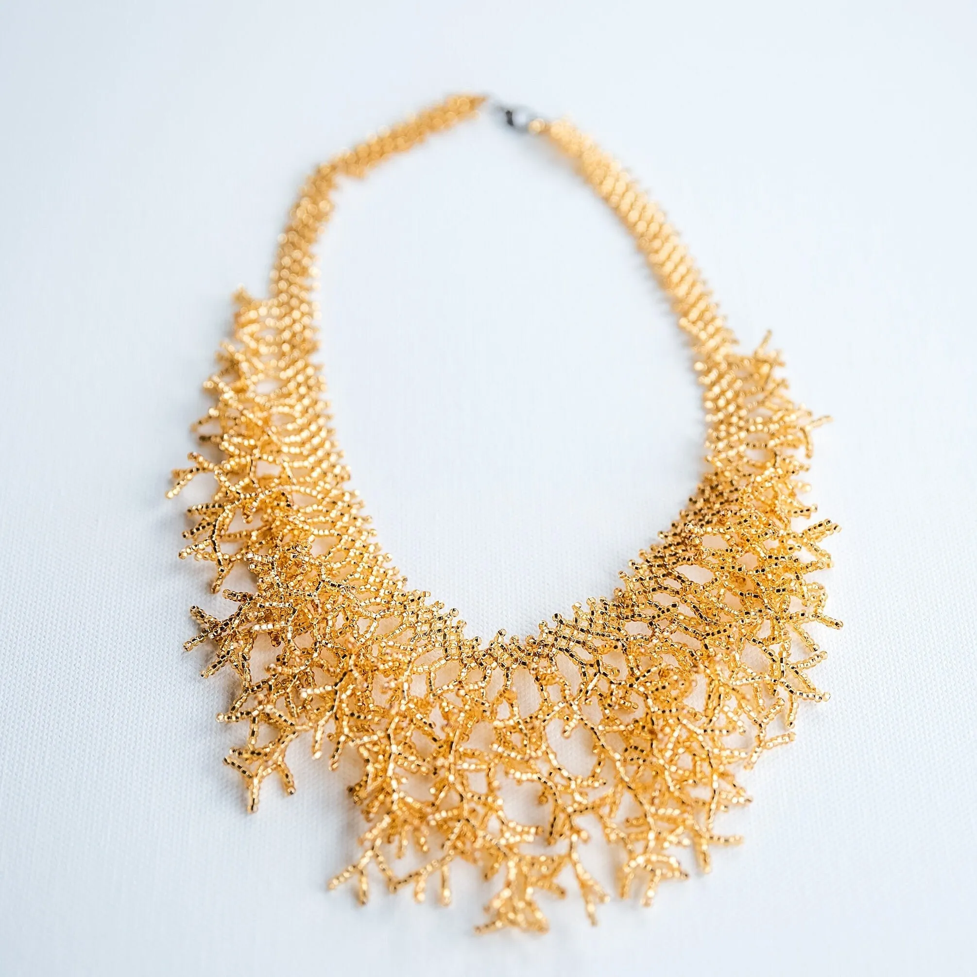 Gold Coral Necklace
