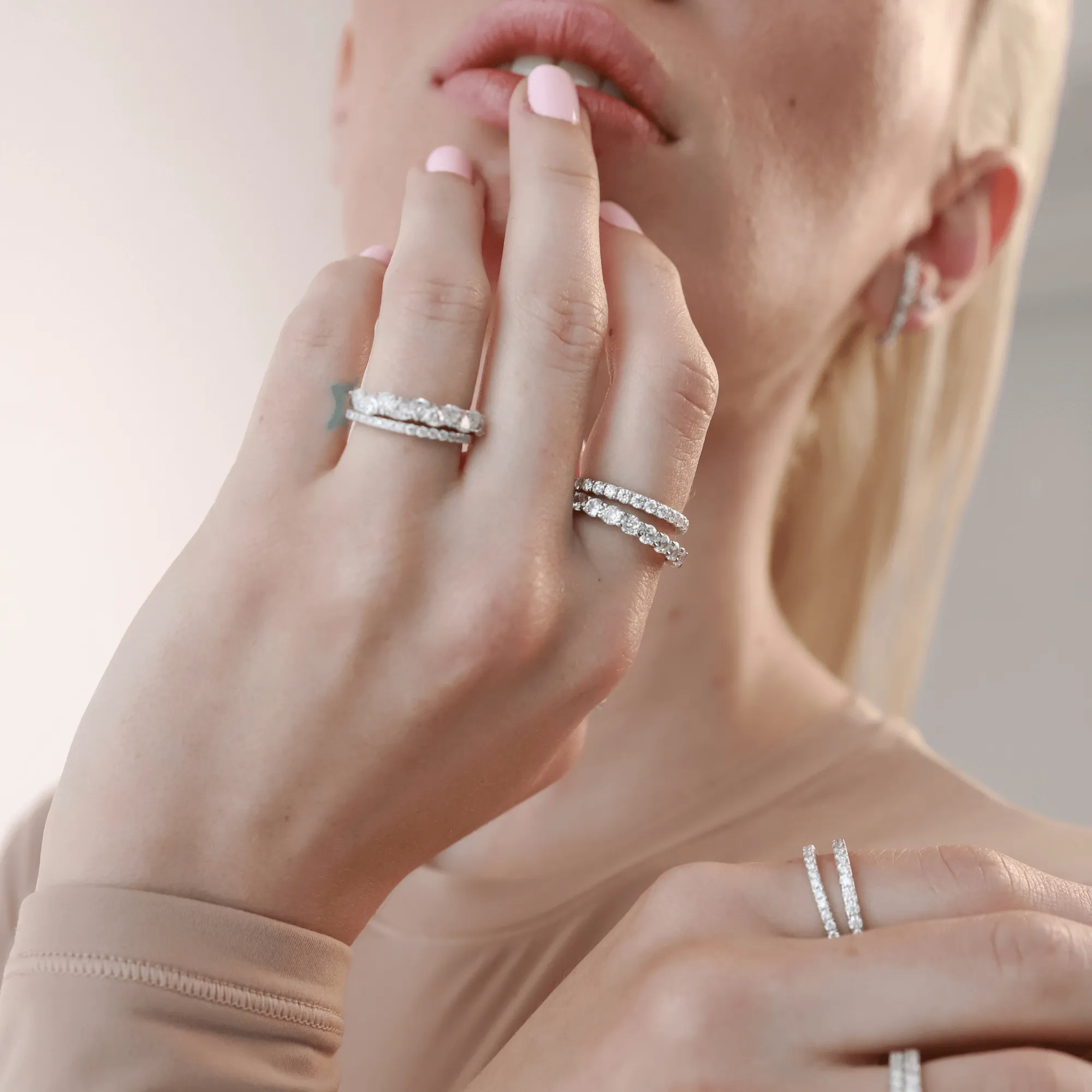 Half Eternity Band Ring