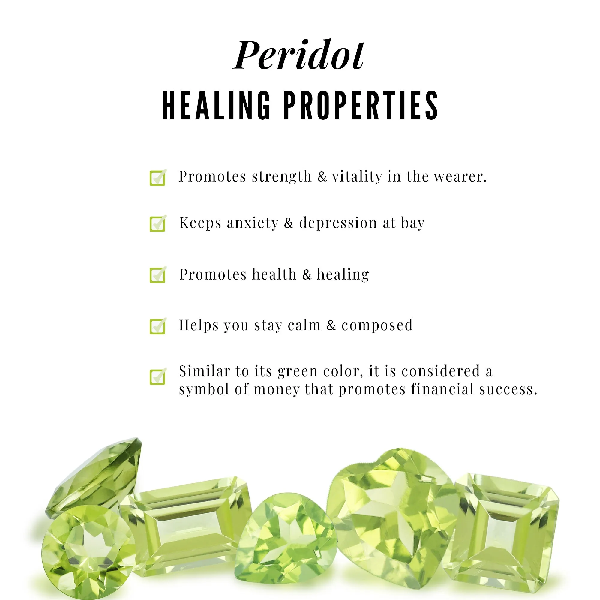 Heart Shape Peridot Drop Pendant with Princess Cut Moissanite
