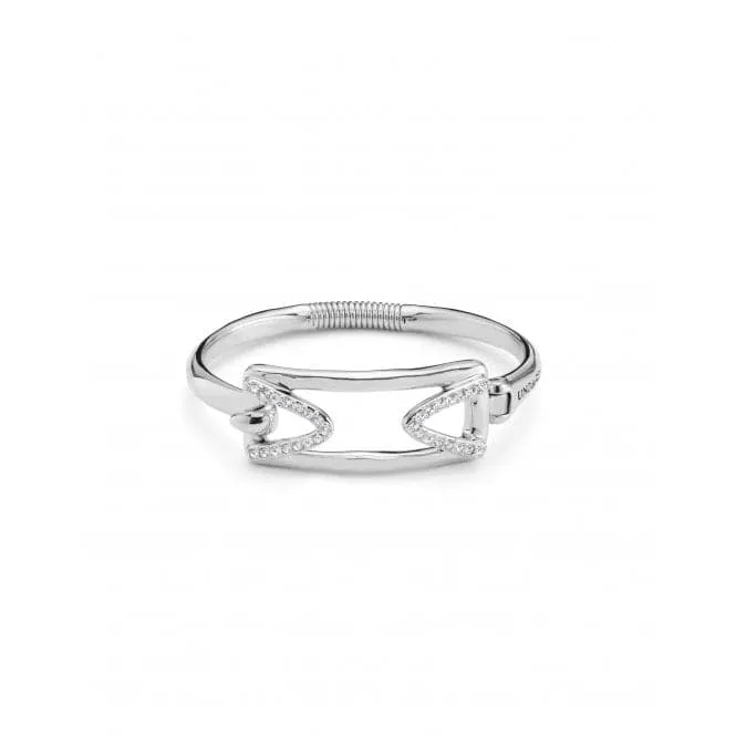 Ladies Brave Silver Medium Stand Out Topaz Bracelet PUL2385BLNMTL0M