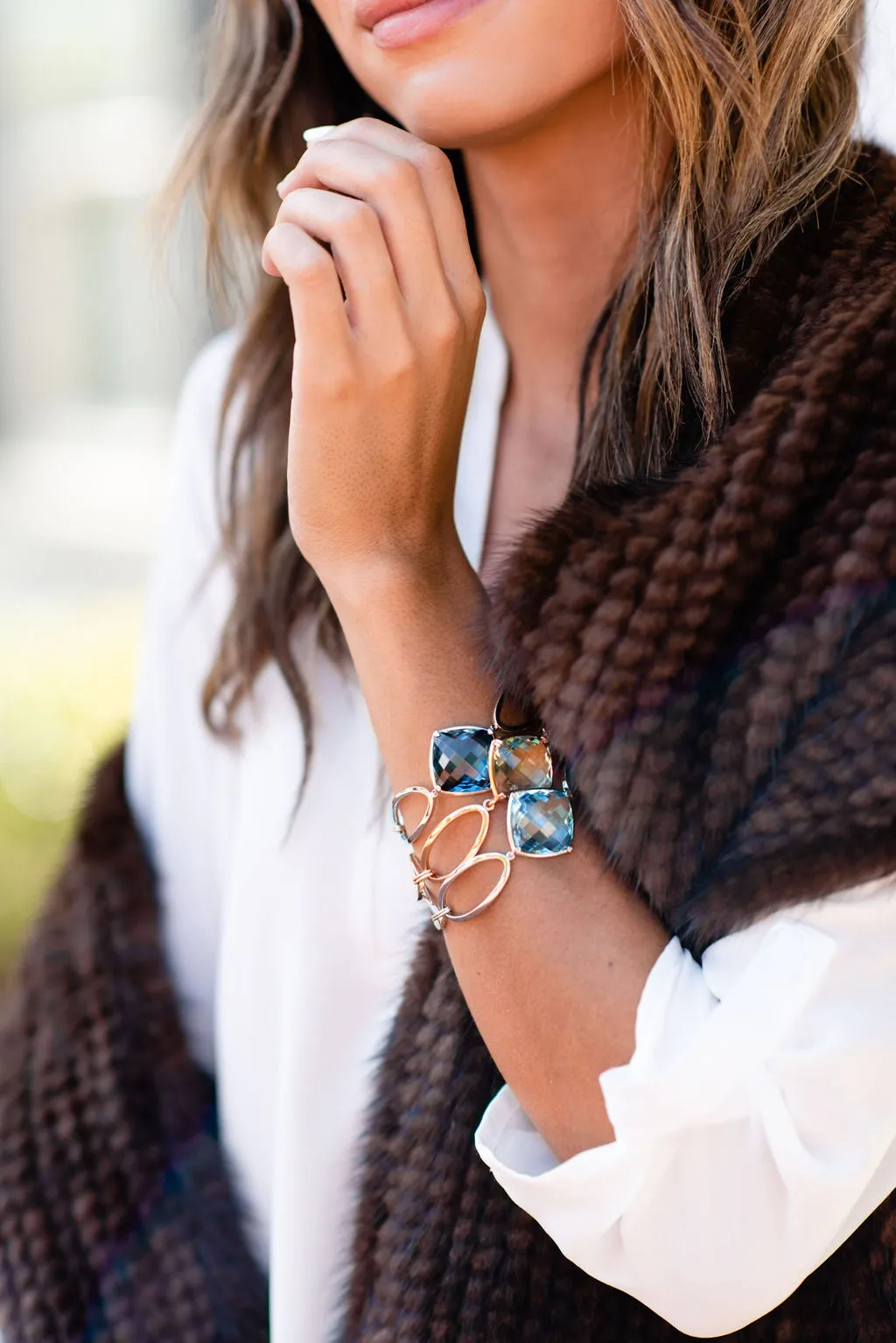 Lisa Nik 20mm Oval Link Bracelet (Multiple Colors!)