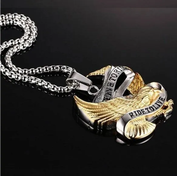 Live to Ride Necklace   Free Live to Ride Bracelet Bundle