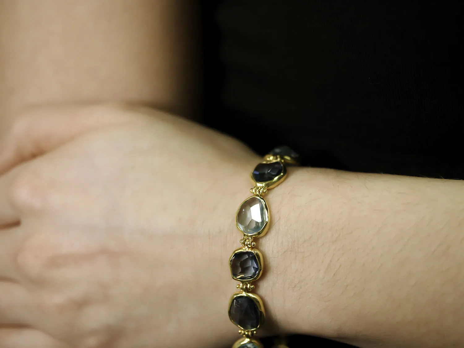 London Blue Topaz and Aquamarine Bracelet