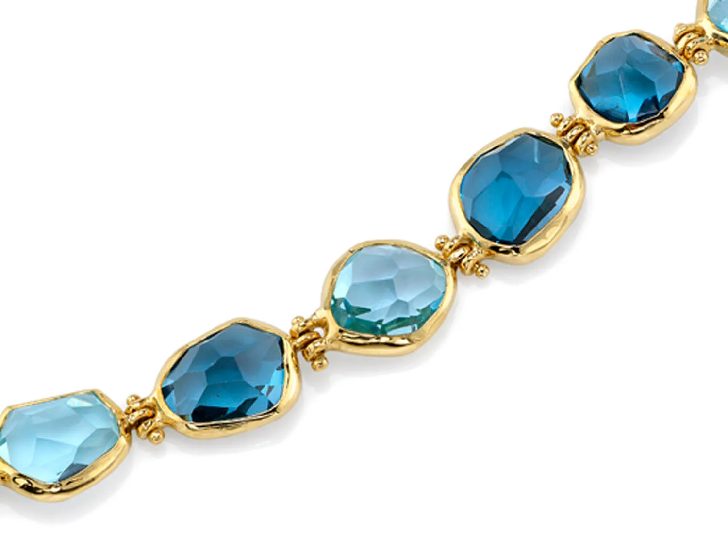 London Blue Topaz and Aquamarine Bracelet
