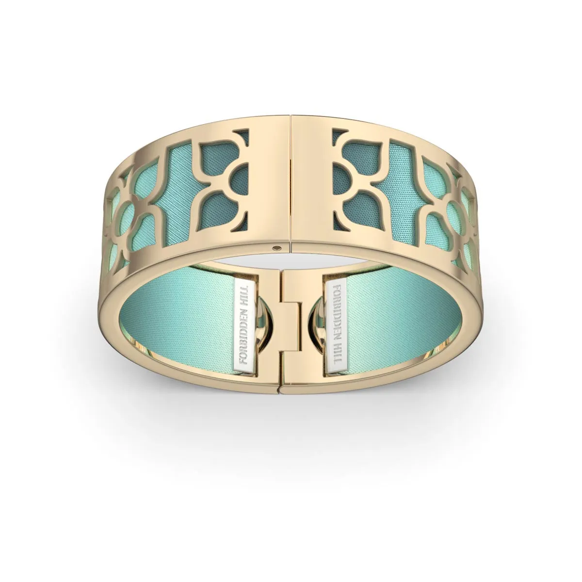 Lotus Bangle - Teal Glow