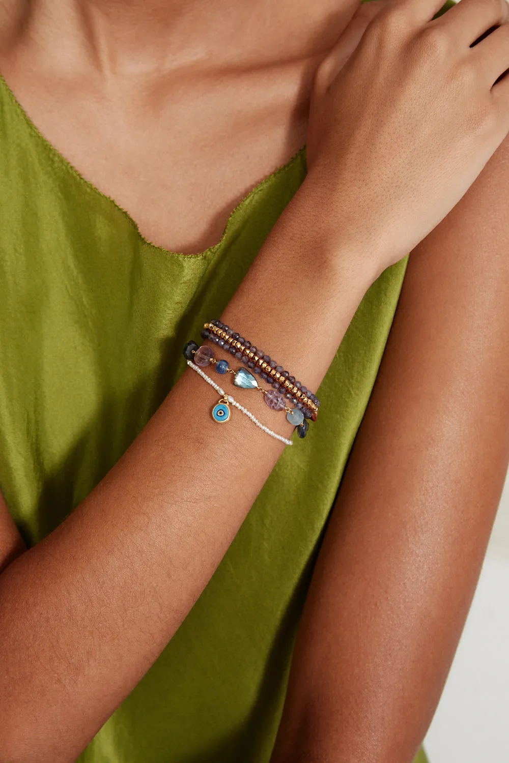 Maeve Bracelet Blue Mix