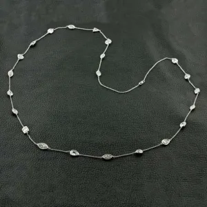 Marquise, Pear, Heart & Oval Diamond Necklace