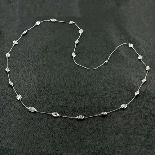 Marquise, Pear, Heart & Oval Diamond Necklace