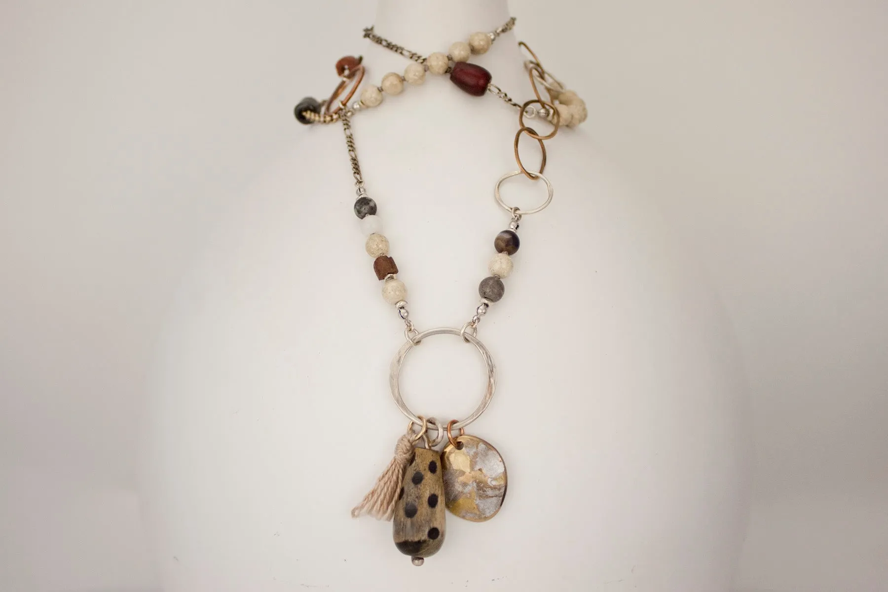 Martini With Twist Necklace