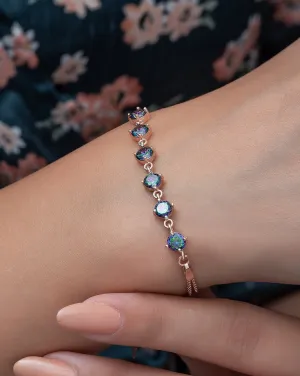 Moonlit Mystic Topaz Stone Bracelet