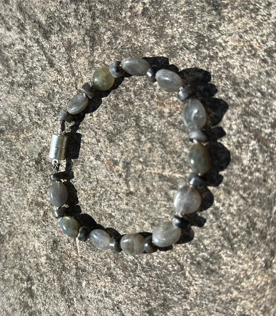 Moonstone magnetic bracelet