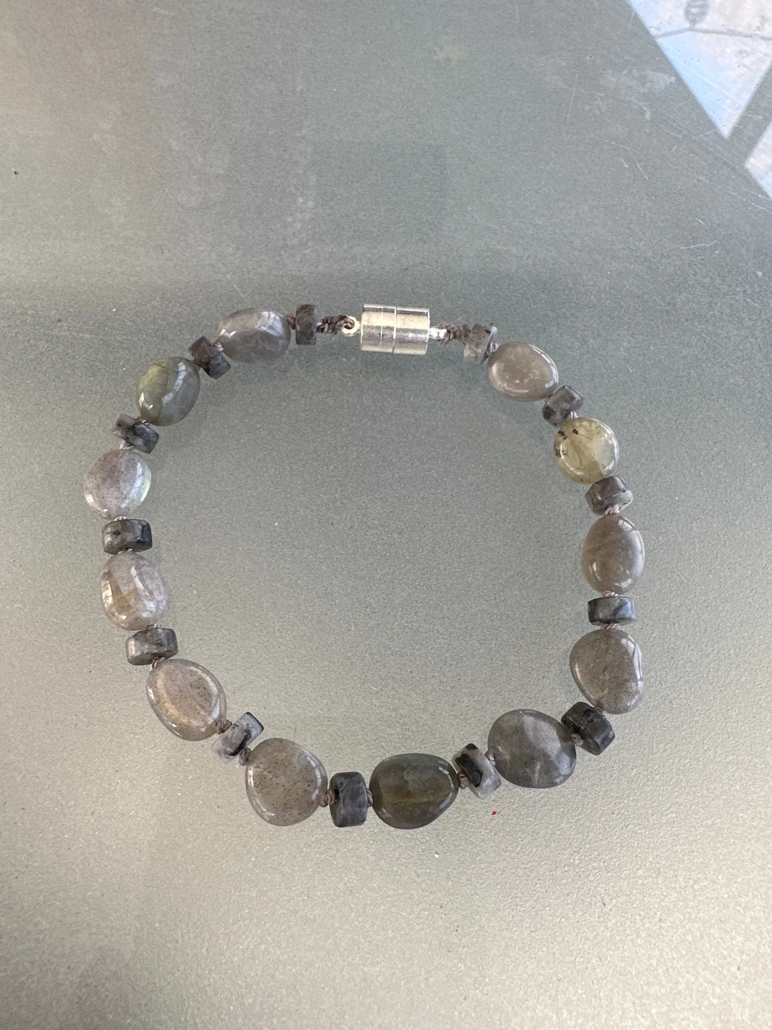 Moonstone magnetic bracelet