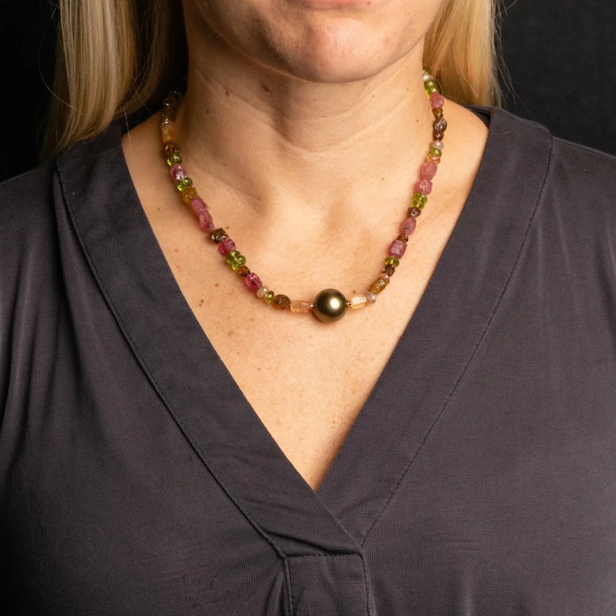 Multi-Earth Tone Necklace