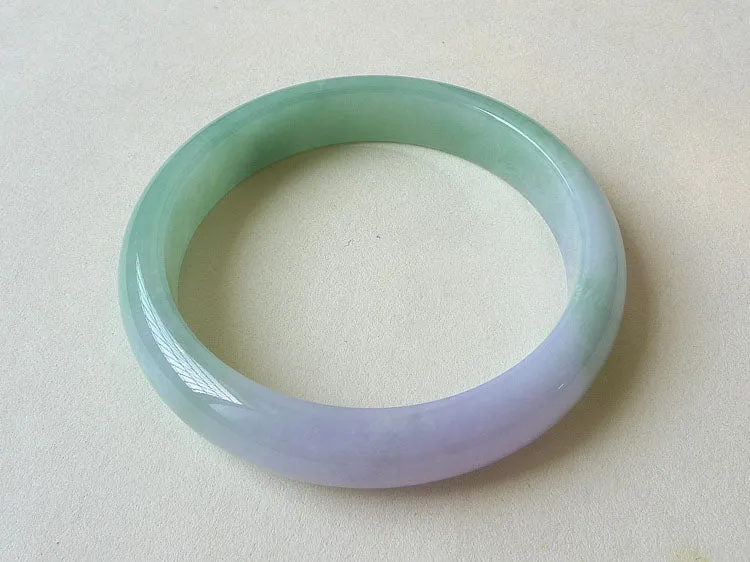 Natural Jade Bangle Jadeite Bangle Internal Diameter 55.3mm BER1031