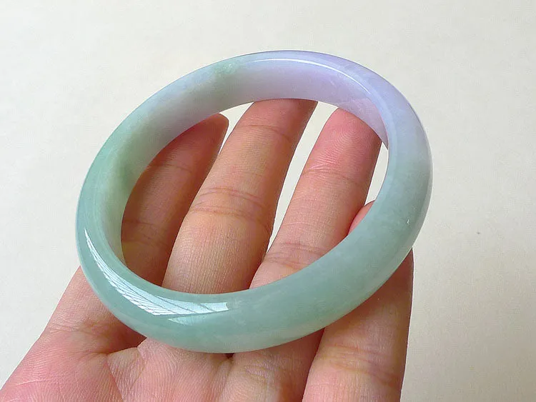 Natural Jade Bangle Jadeite Bangle Internal Diameter 55.3mm BER1031