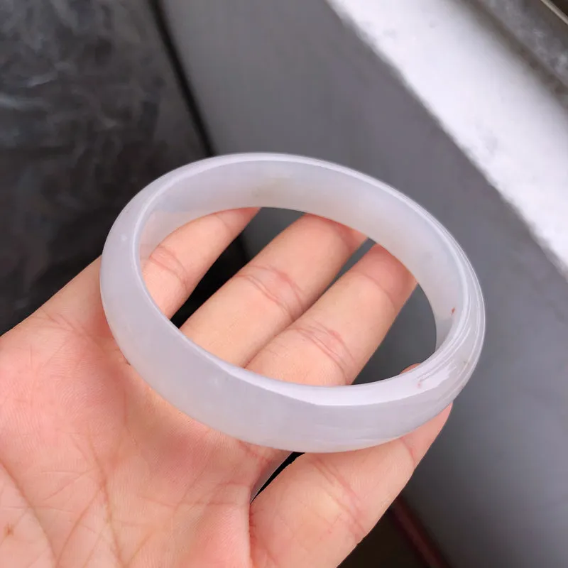 Natural Jade Bangle Jadeite Bangle Internal Diameter 59.7mm NBE056