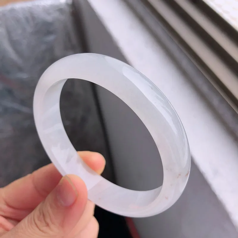 Natural Jade Bangle Jadeite Bangle Internal Diameter 59.7mm NBE056