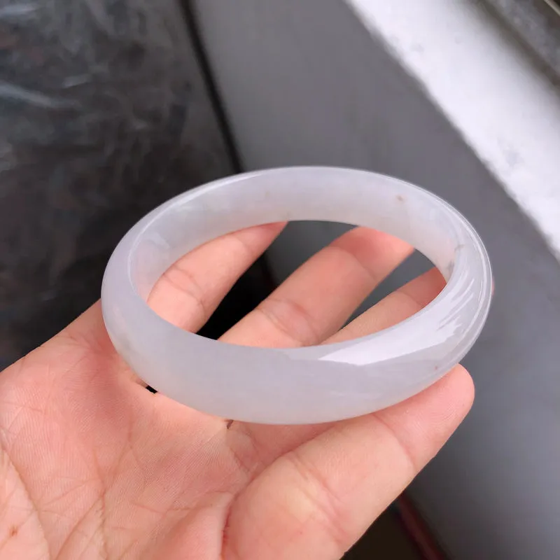 Natural Jade Bangle Jadeite Bangle Internal Diameter 59.7mm NBE056