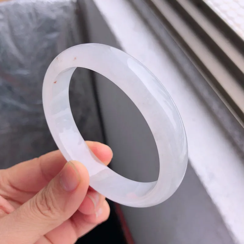 Natural Jade Bangle Jadeite Bangle Internal Diameter 59.7mm NBE056