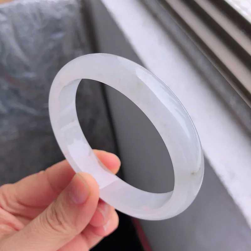 Natural Jade Bangle Jadeite Bangle Internal Diameter 59.7mm NBE056