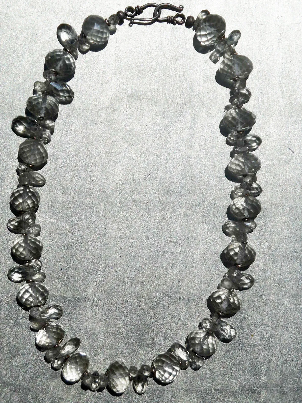 Necklace Quartz And Sterling Silver Icicle II