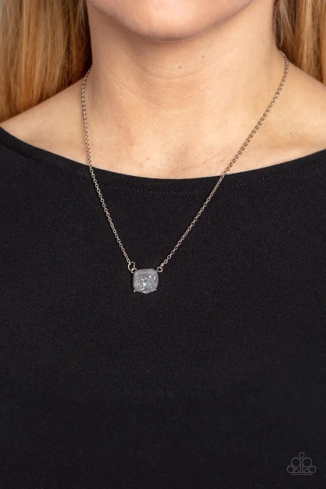 Paparazzi Necklace ~ Coral Coasts - Silver