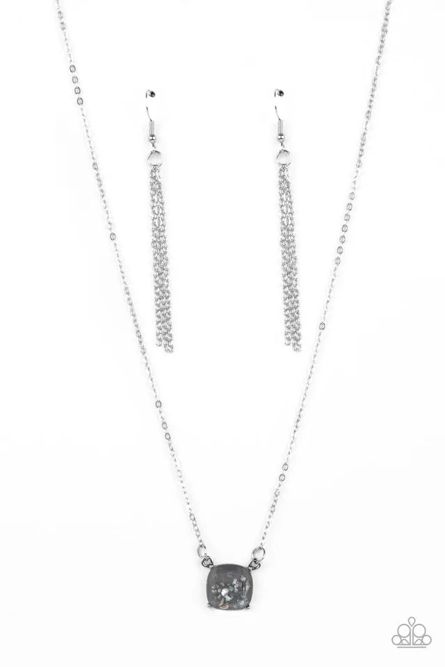 Paparazzi Necklace ~ Coral Coasts - Silver