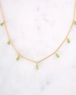 Petite Peridot Princess Necklace