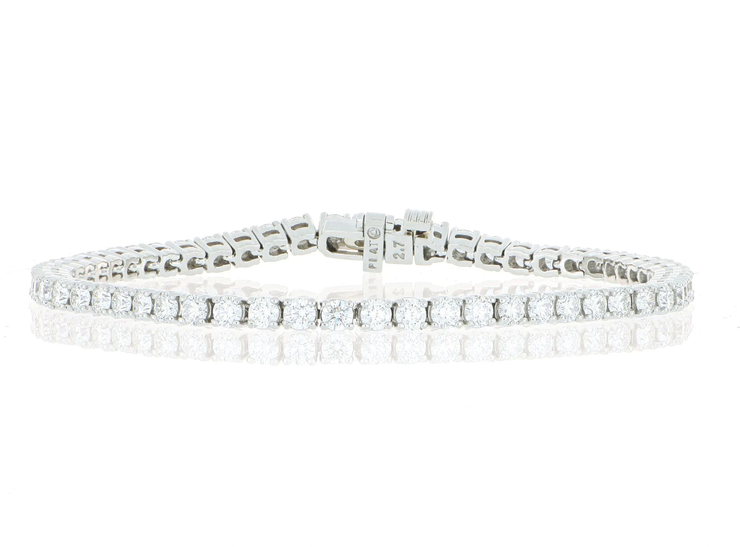 Platinum Classic 4 Prong Tennis Bracelet