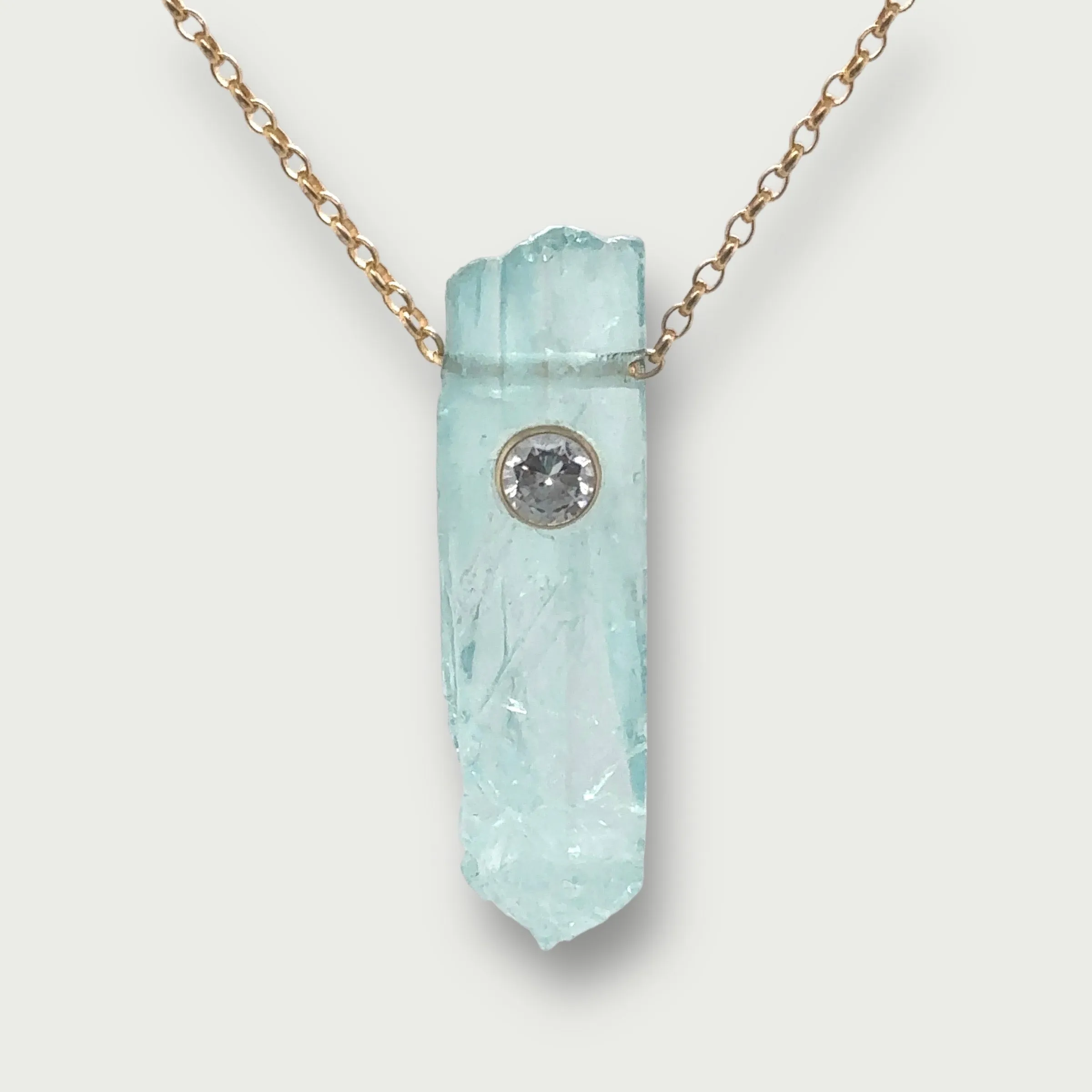 PowerPoint Aqua Necklace