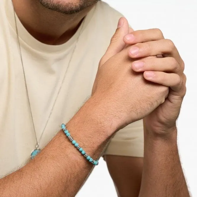 Rebel At Heart Lucky Charm Turquoise Bracelet A1923-878-17