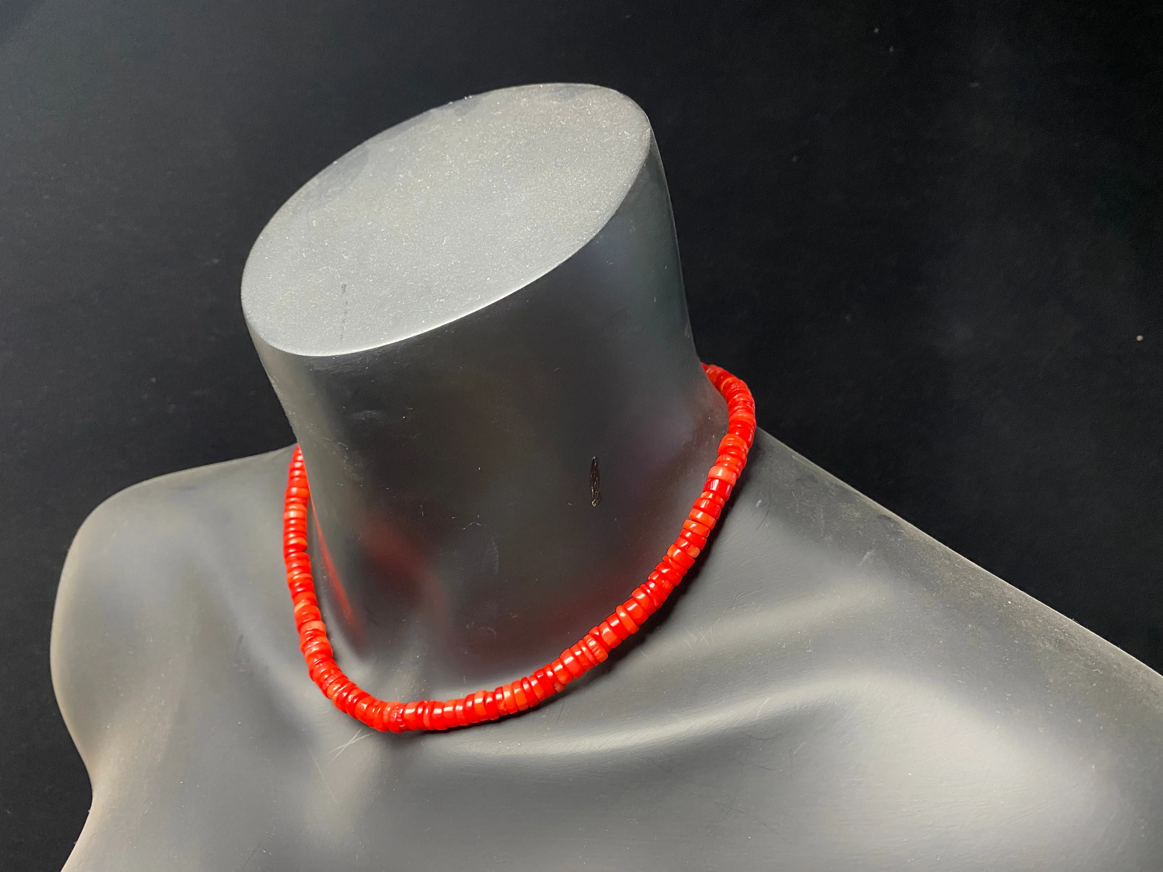 Red Coral Choker Necklace