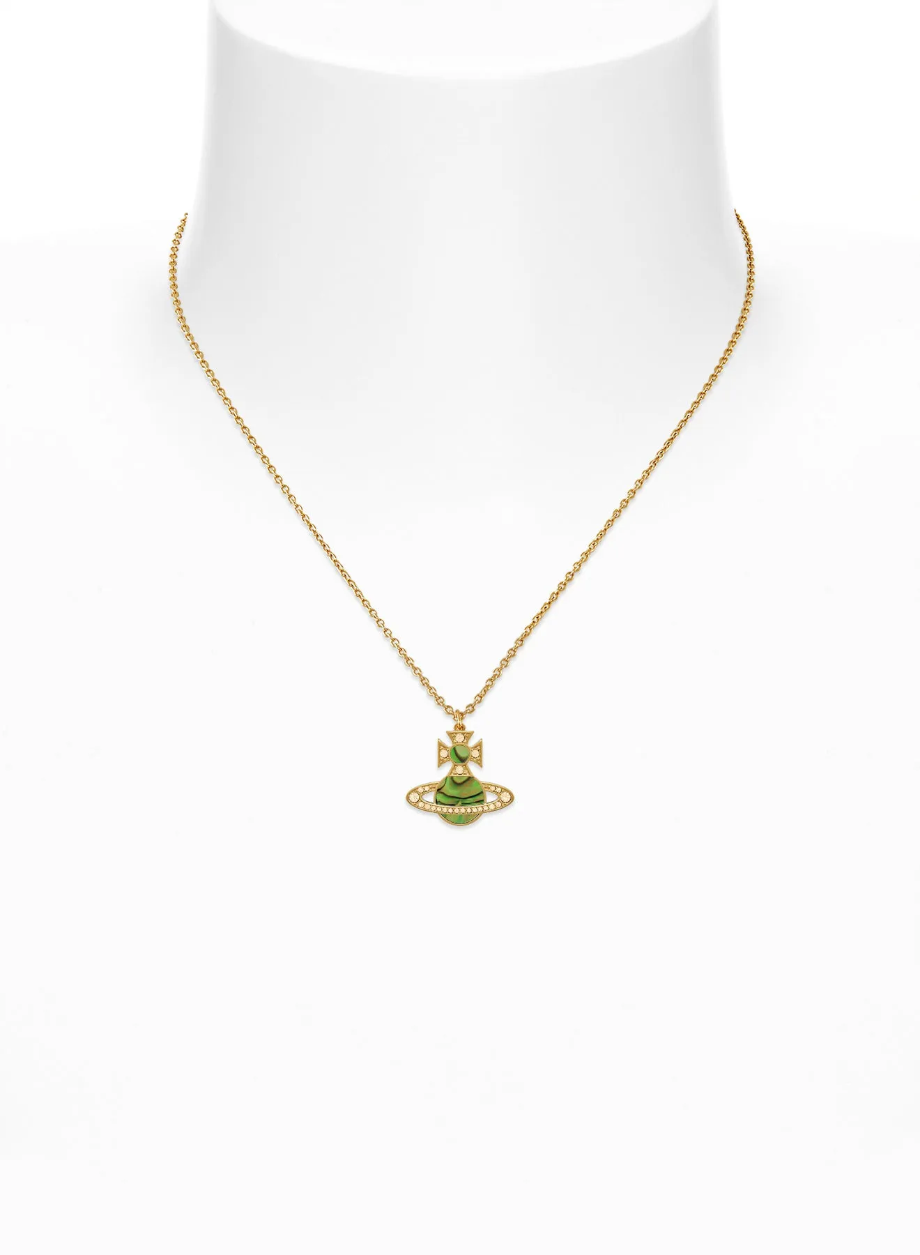 Rina Pendant - Gold/Peach/Peridot - 630203FV-02R898