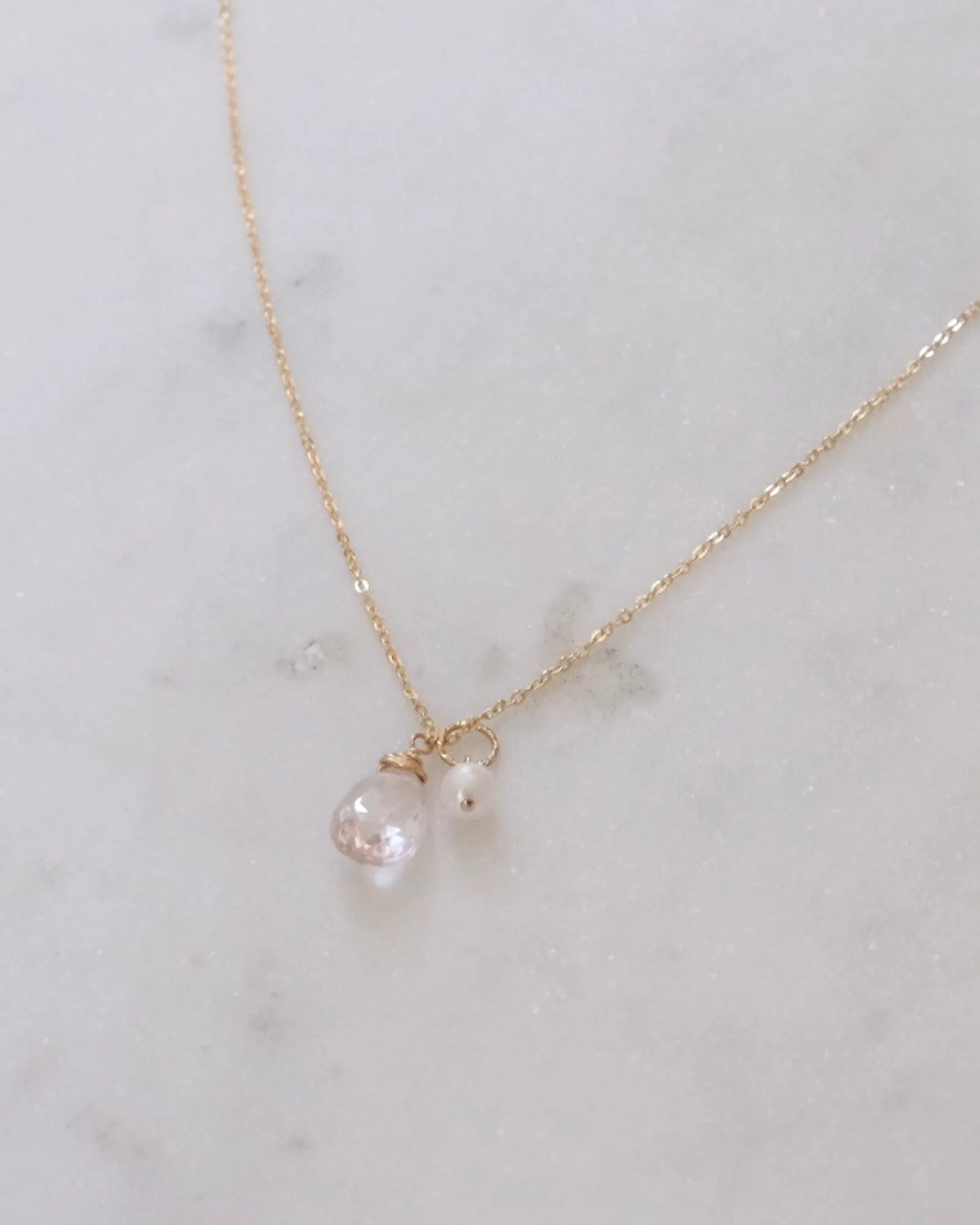 Rose pearl Necklace