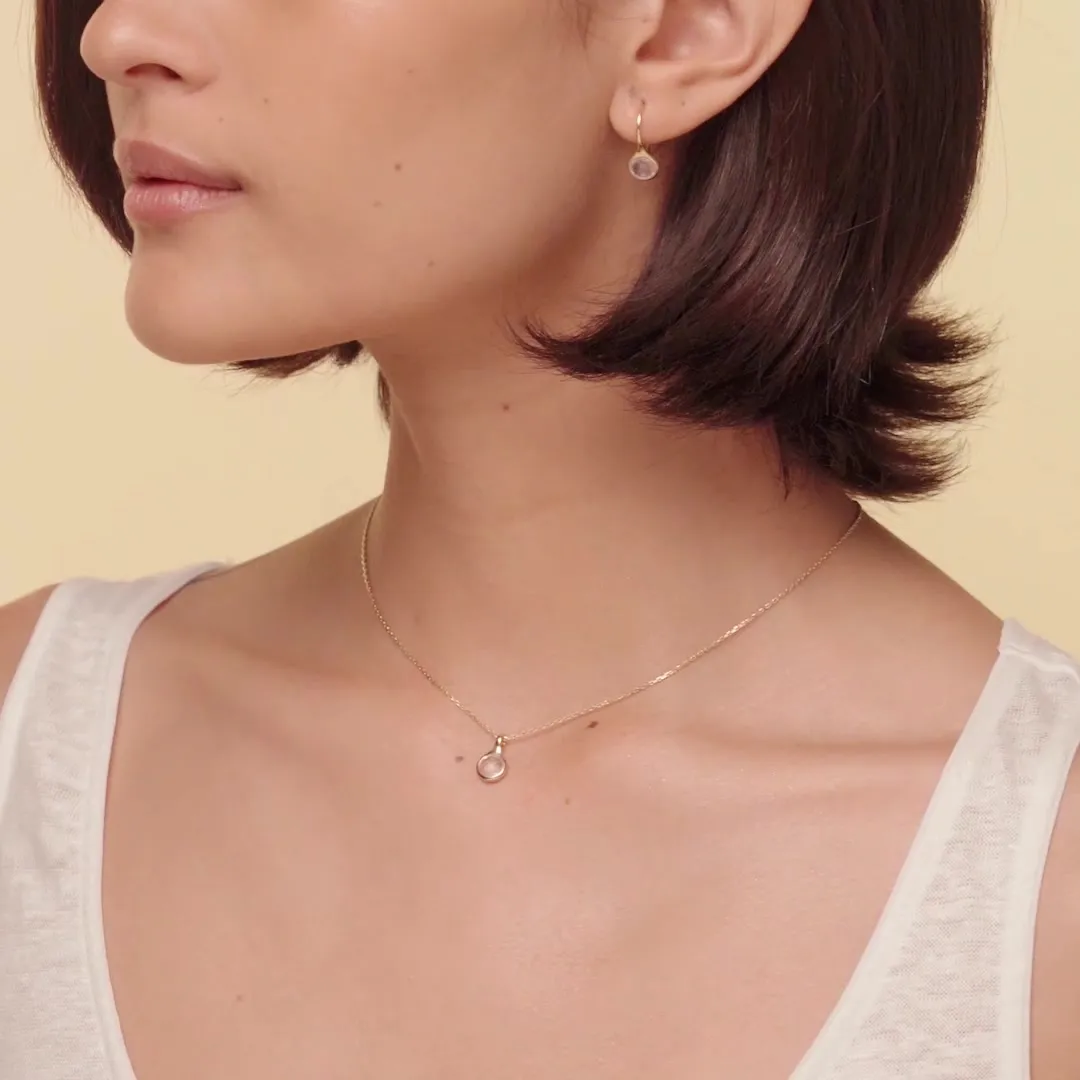 Rose Quartz Necklace - Sigrid
