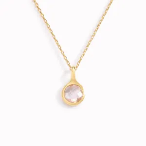 Rose Quartz Necklace - Sigrid
