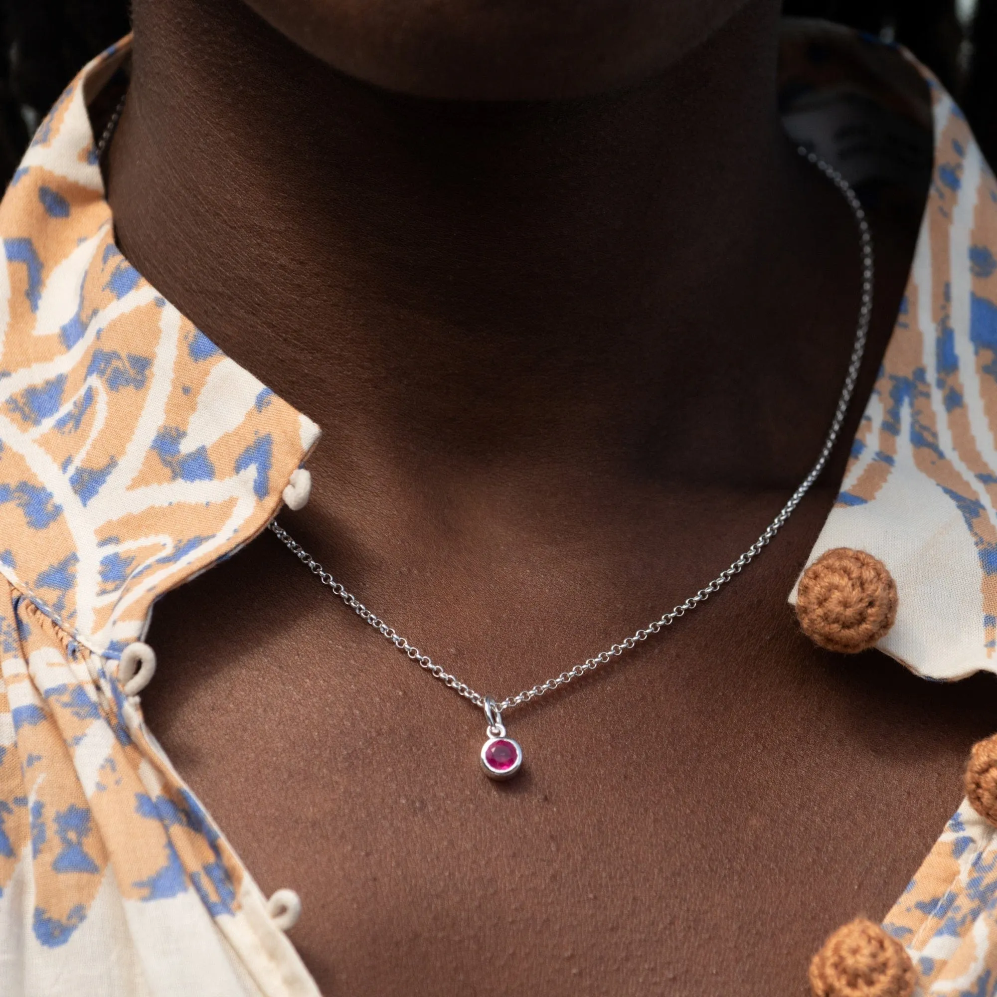 Ruby Charm - July Birthstone