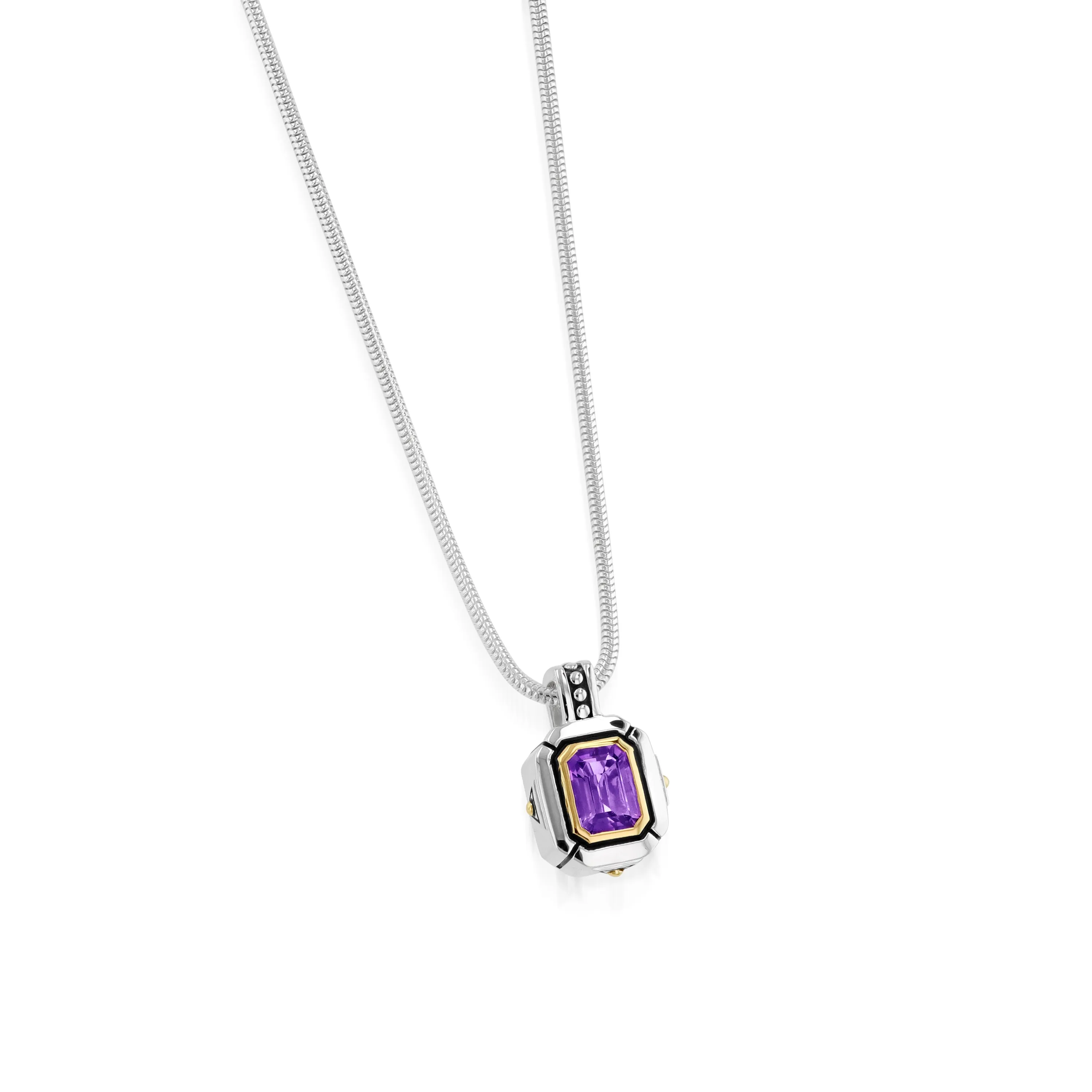 Sahara Small Gemstone Pendant Necklace