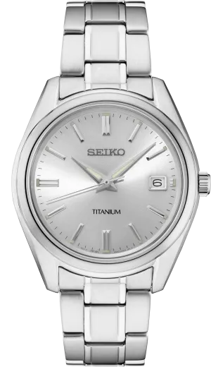 Seiko Essential Men's Watch Titanium SUR369