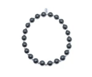 Silver Hematite Bracelet