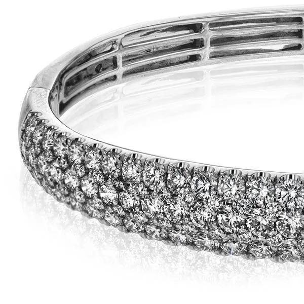 Simon G. Five Carat Pave Set Diamond Bangle