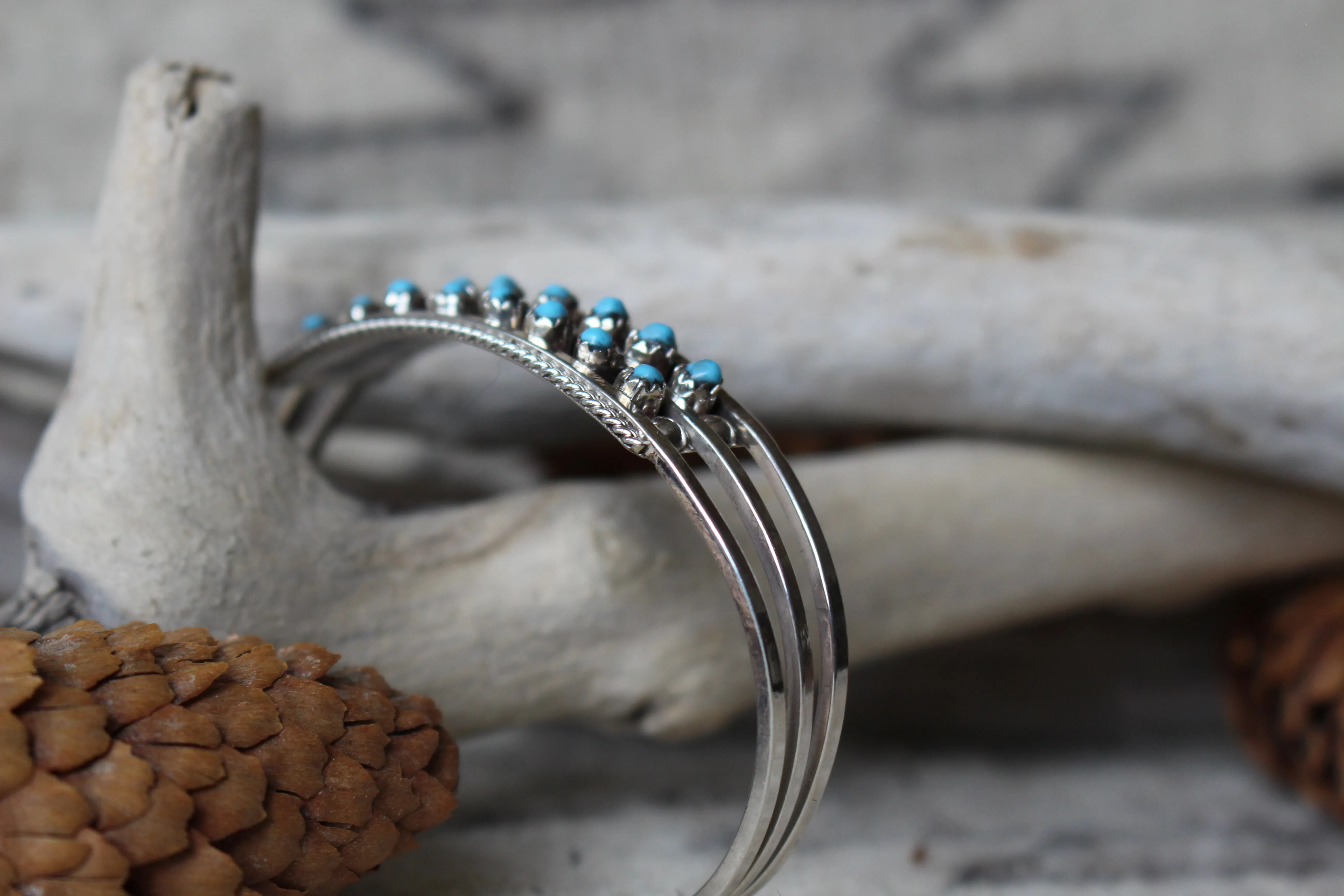 Stacked Turquoise Dottie Bracelet