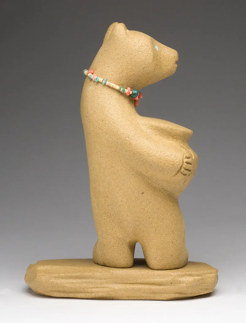 Standing Bear Makes Offerings
